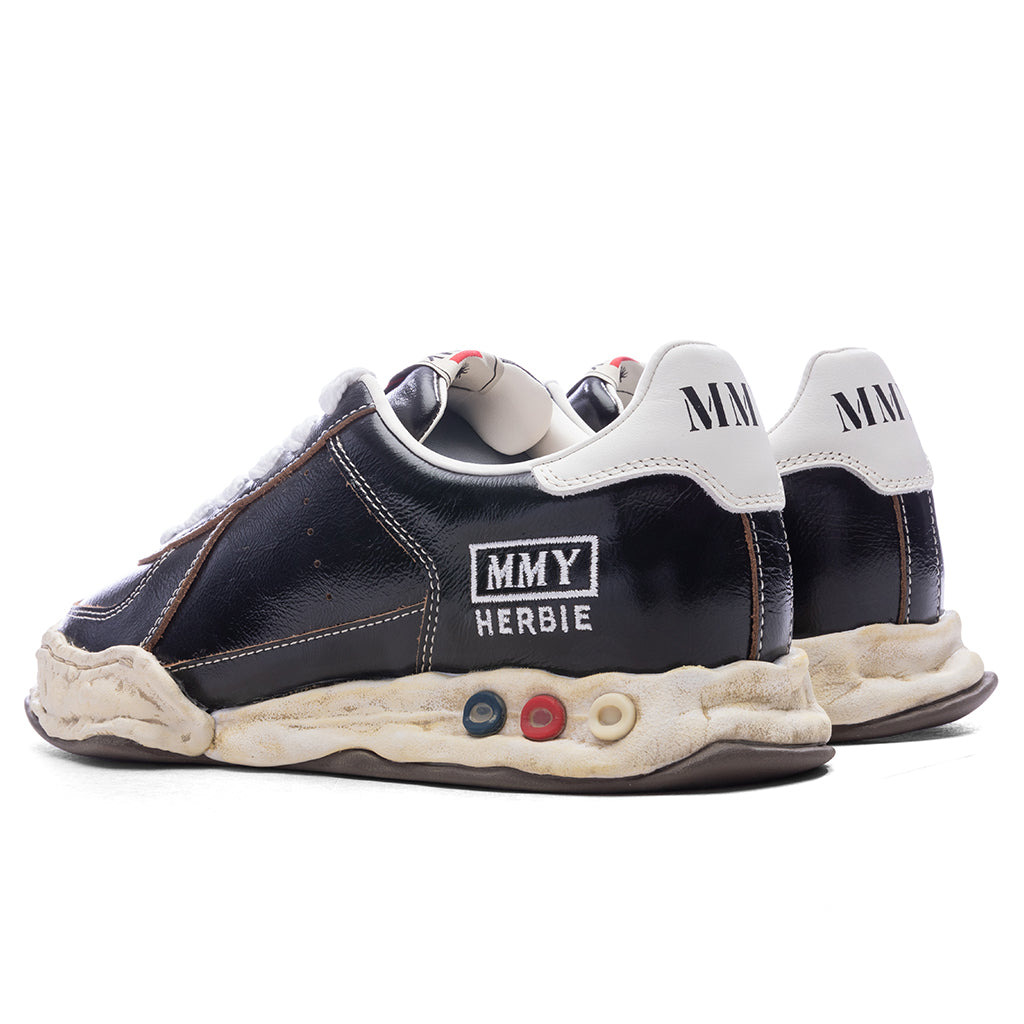 HERBIE LOW OG SOLE WRINKLED LEATHER - BLACK - 3