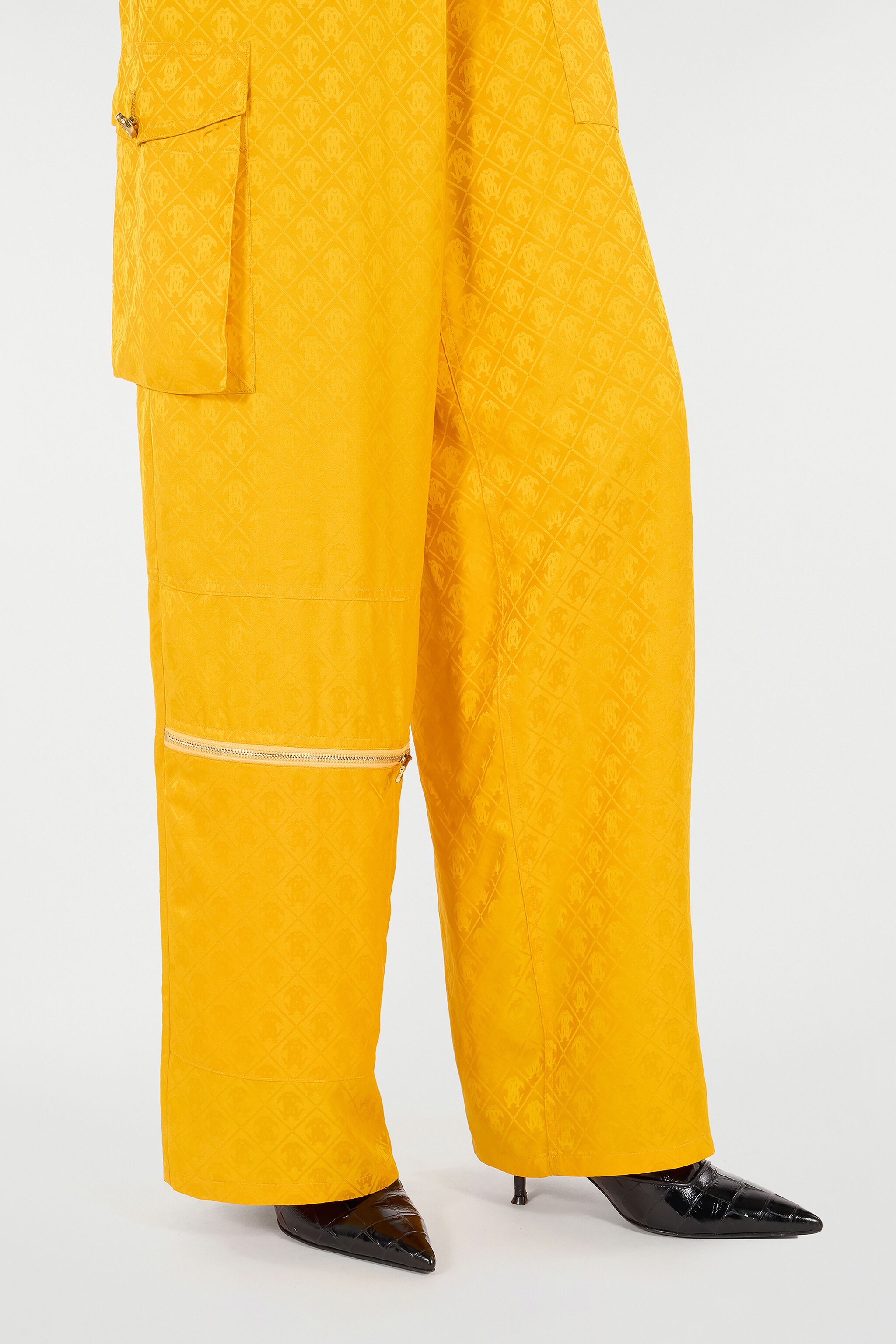 Pants with All-Over Mirror Snake Monogram - 5