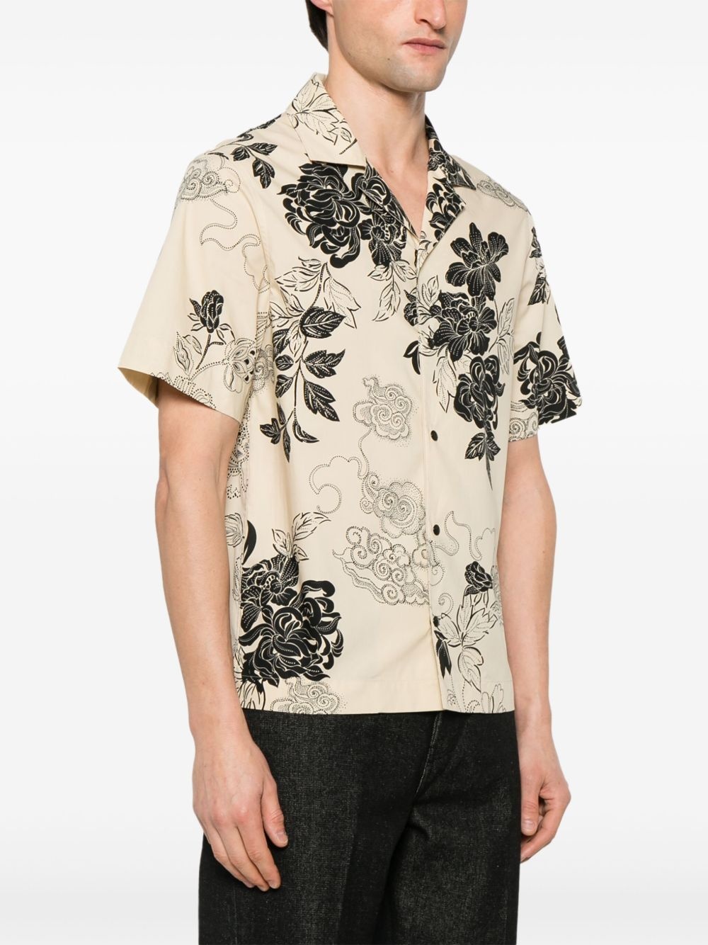 floral-print shirt - 3
