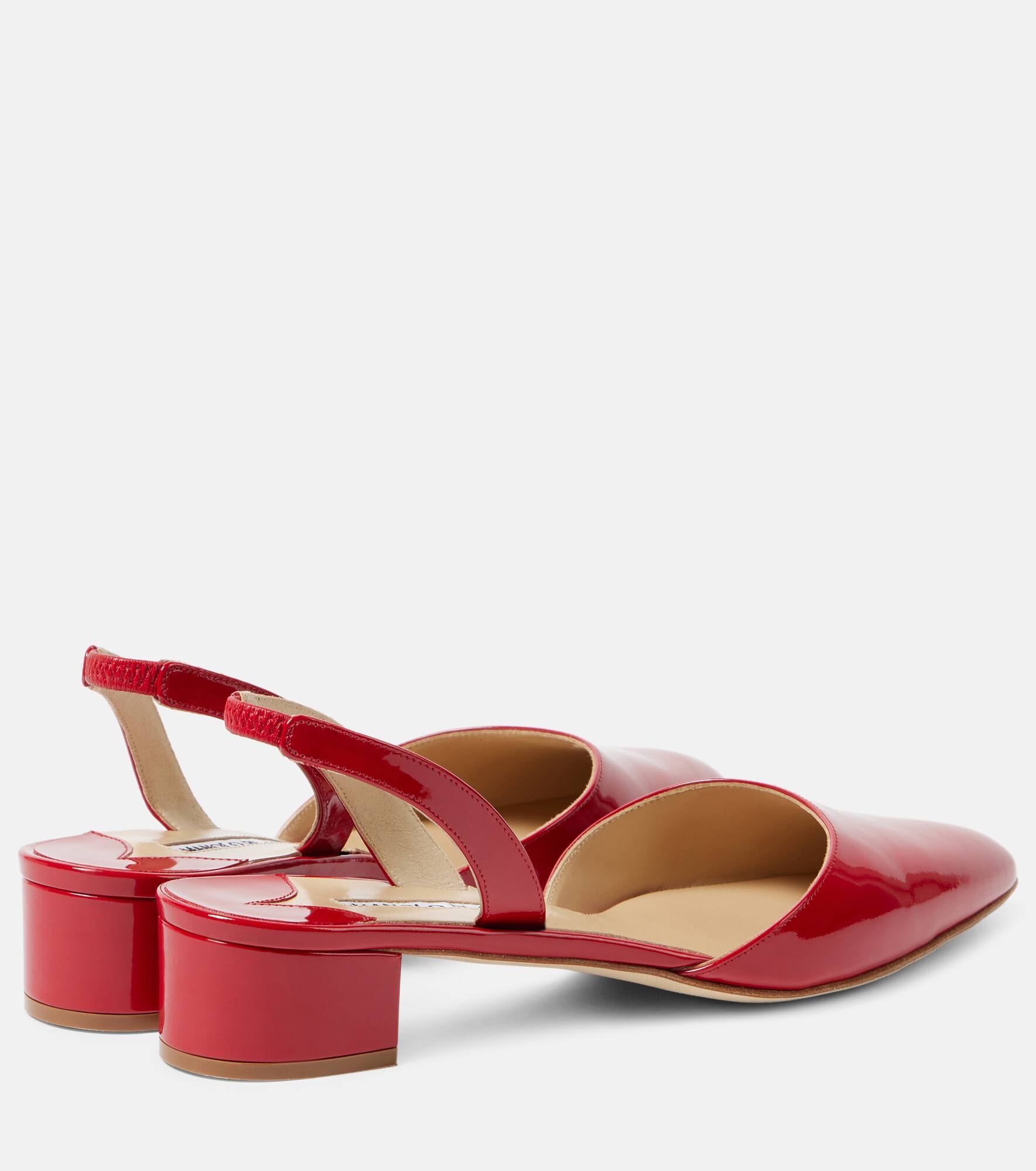 Aspro 30 patent leather slingback pumps - 2
