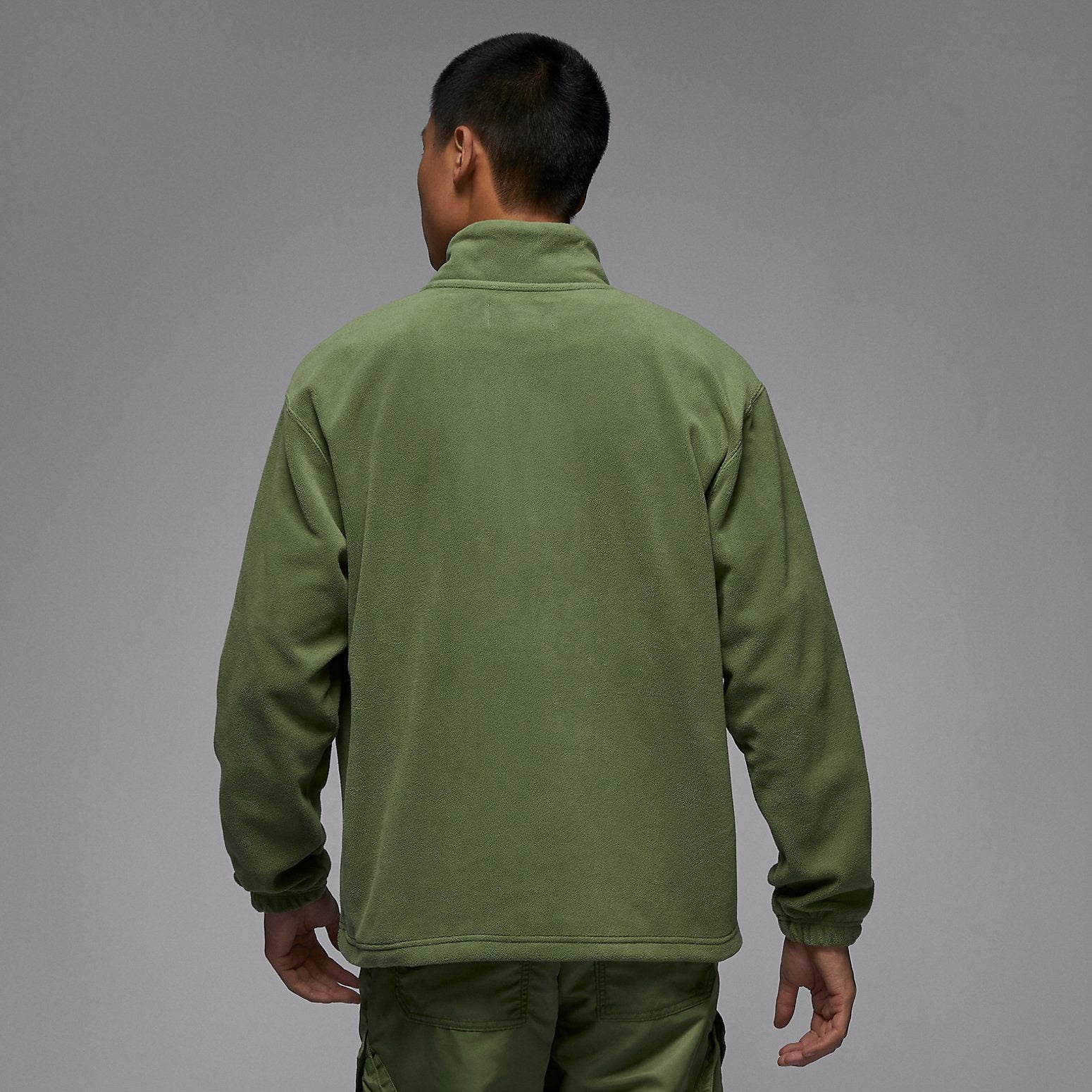 Air Jordan Essentials Winterized Fleece Half-Zip 'Sky J LT Olive' FD7864-340 - 4