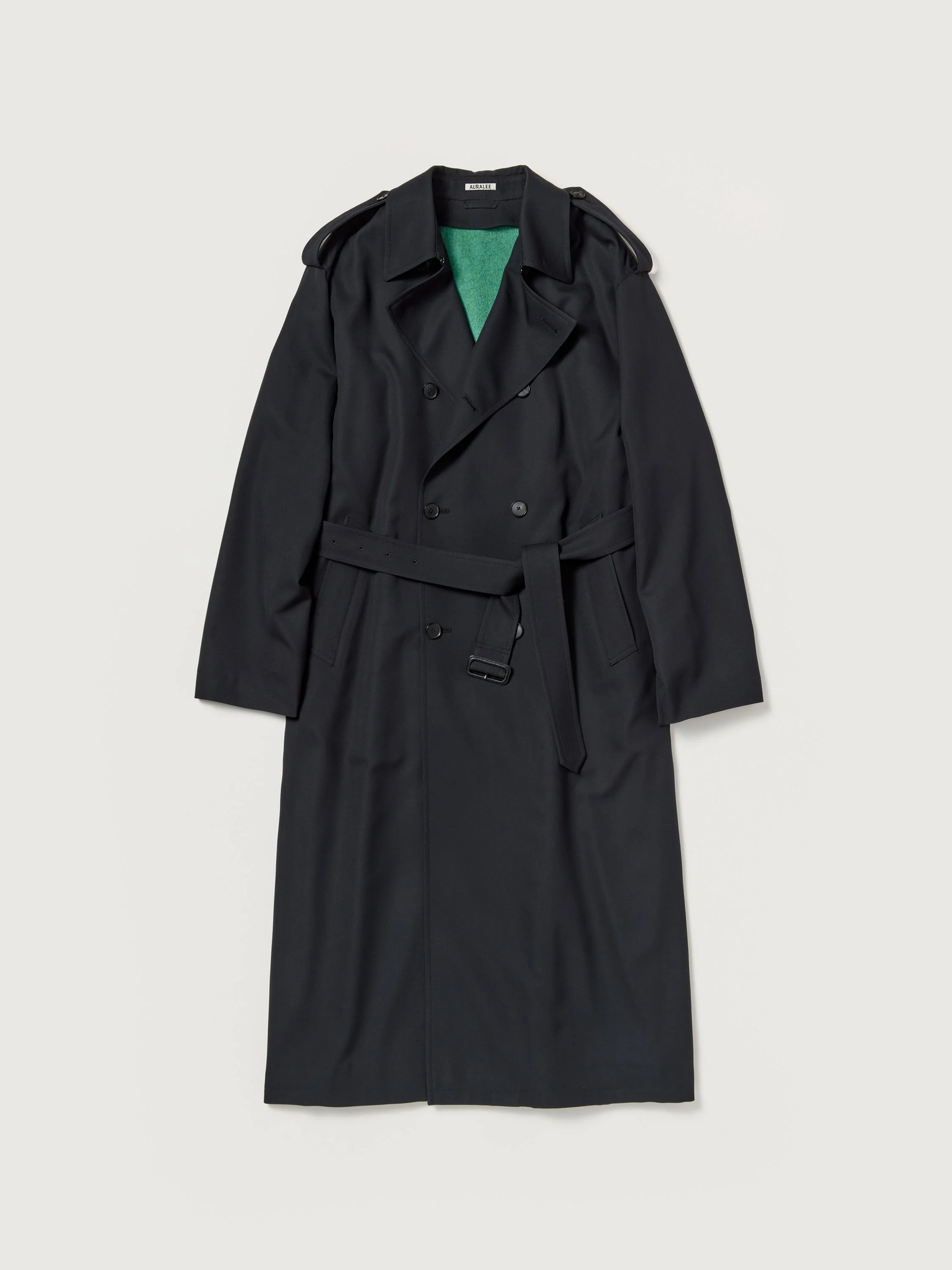 ULTRA FINE WOOL TRENCH COAT WITH DETACHABLE LINER - 1