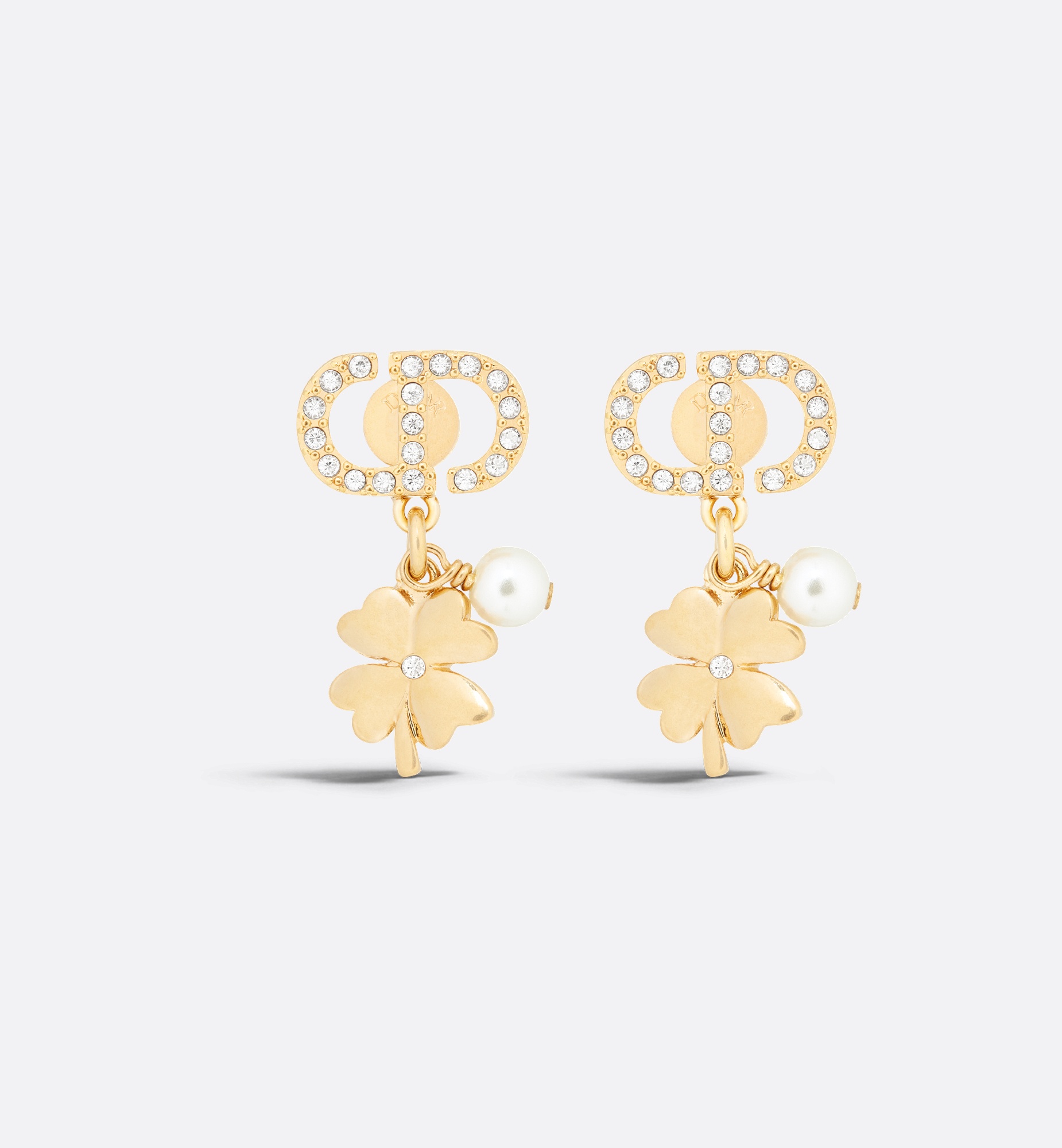 Dior Petit CD Lucky Charms Earrings | REVERSIBLE