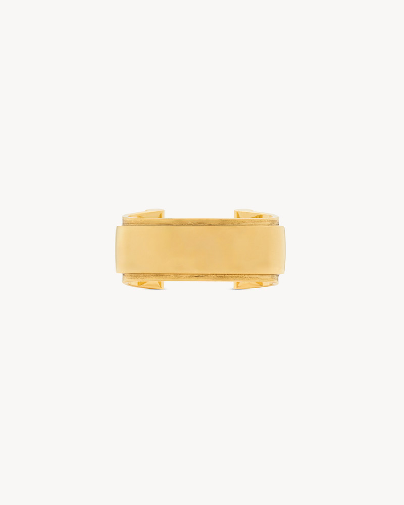 SAINT LAURENT SCROLL CUFF IN METAL outlook