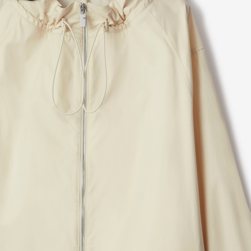 체크 후드 Gabardine Parka 6