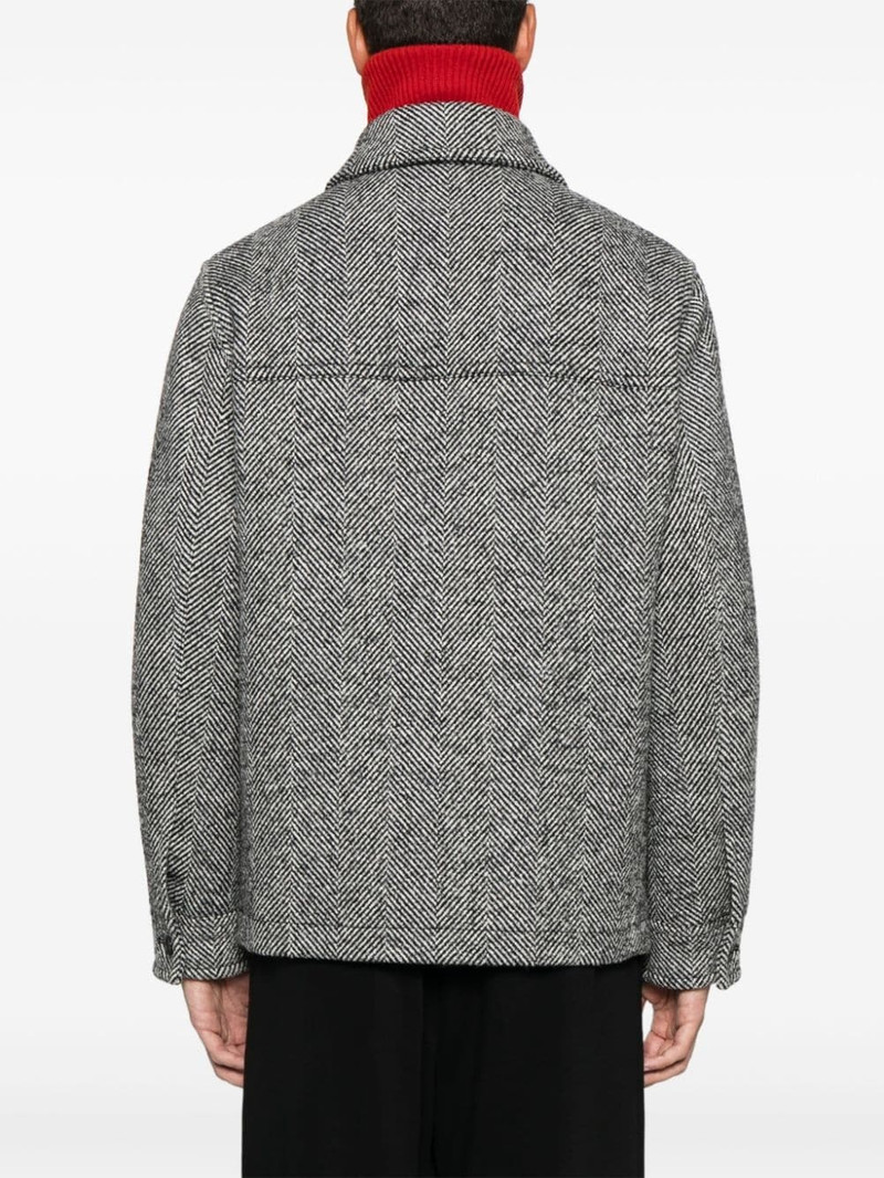 herringbone-pattern jacket 4