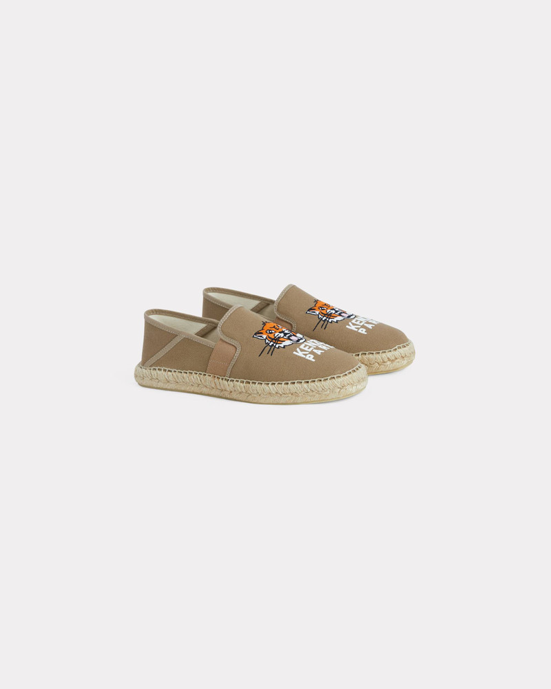 'Lucky Tiger' embroidered canvas espadrilles 2