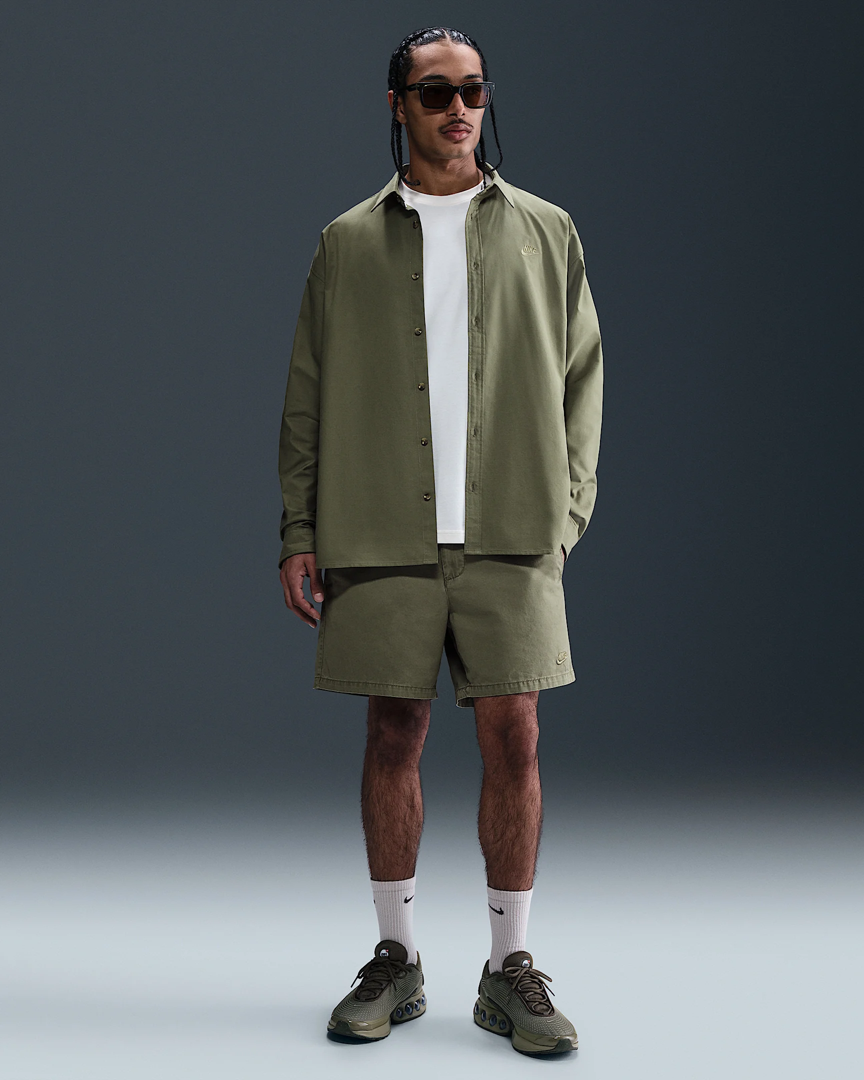 Nike Club Men's Washed Chino Shorts - 1