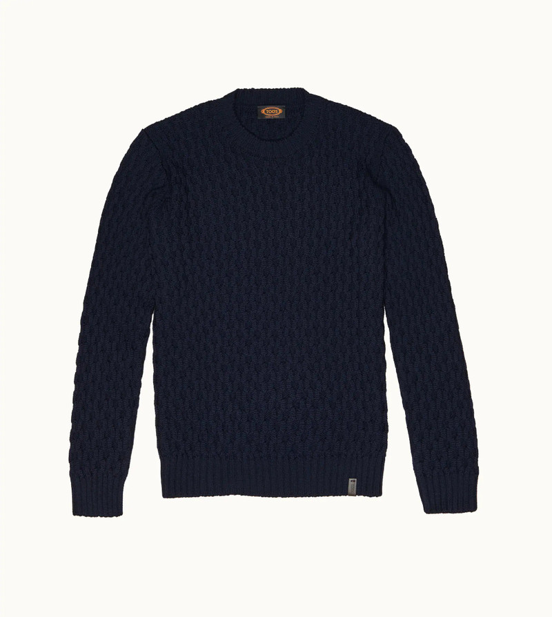 ROUND NECK JUMPER - BLUE 1