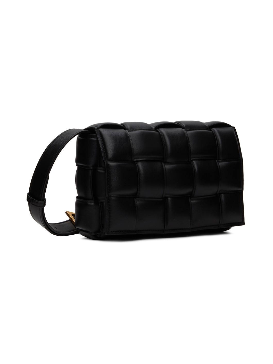 Black Padded Cassette Shoulder Bag - 2