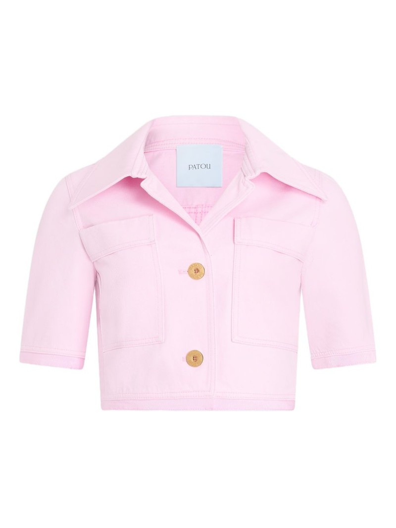 short-sleeves buttoned jacket 1