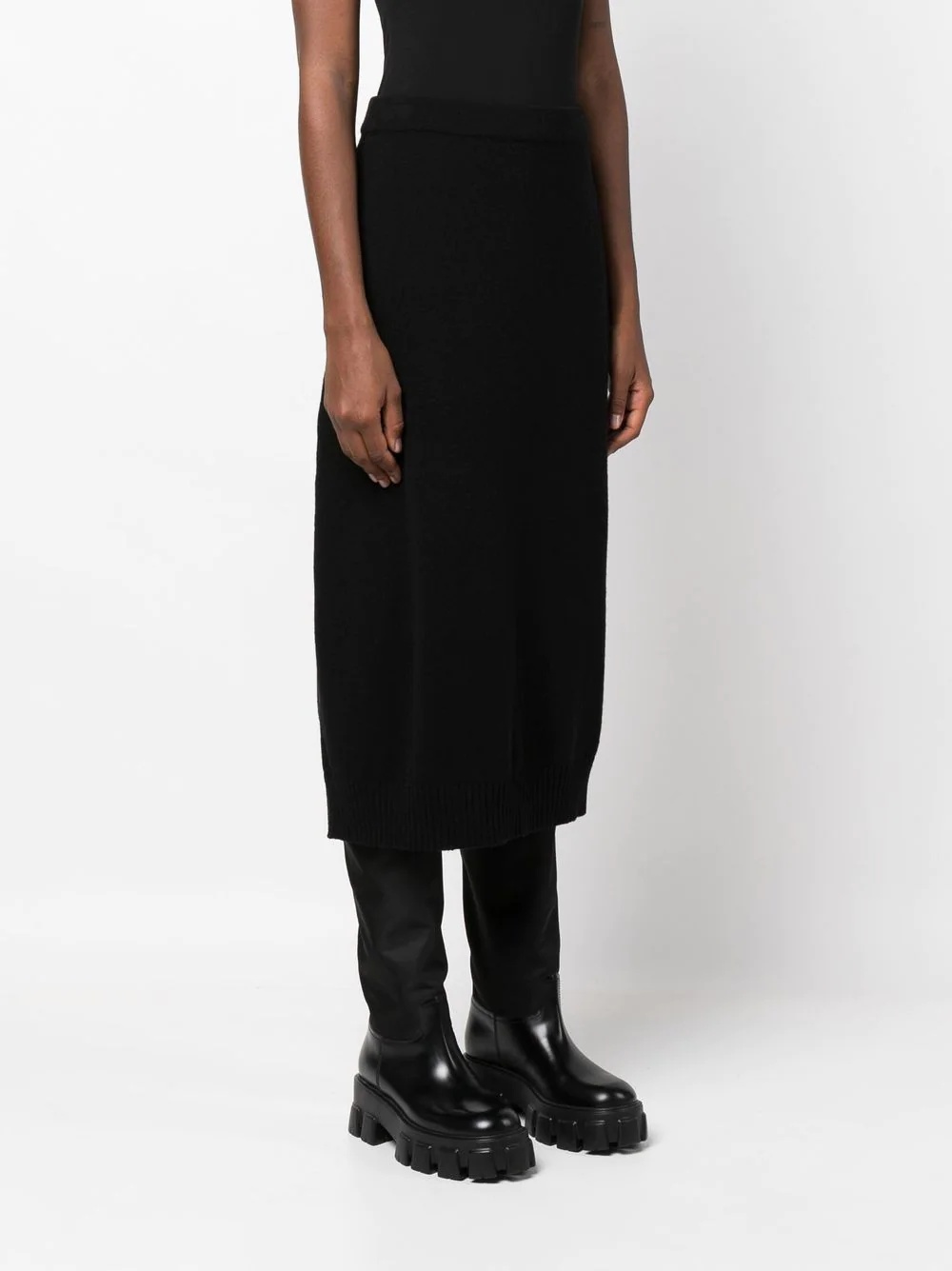 knitted straight skirt - 3