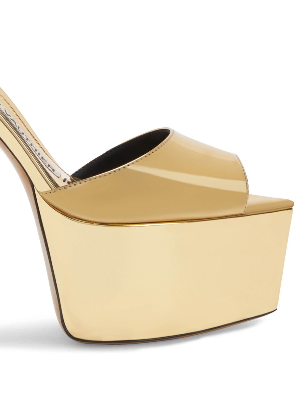 116mm metallic finish sandals - 4