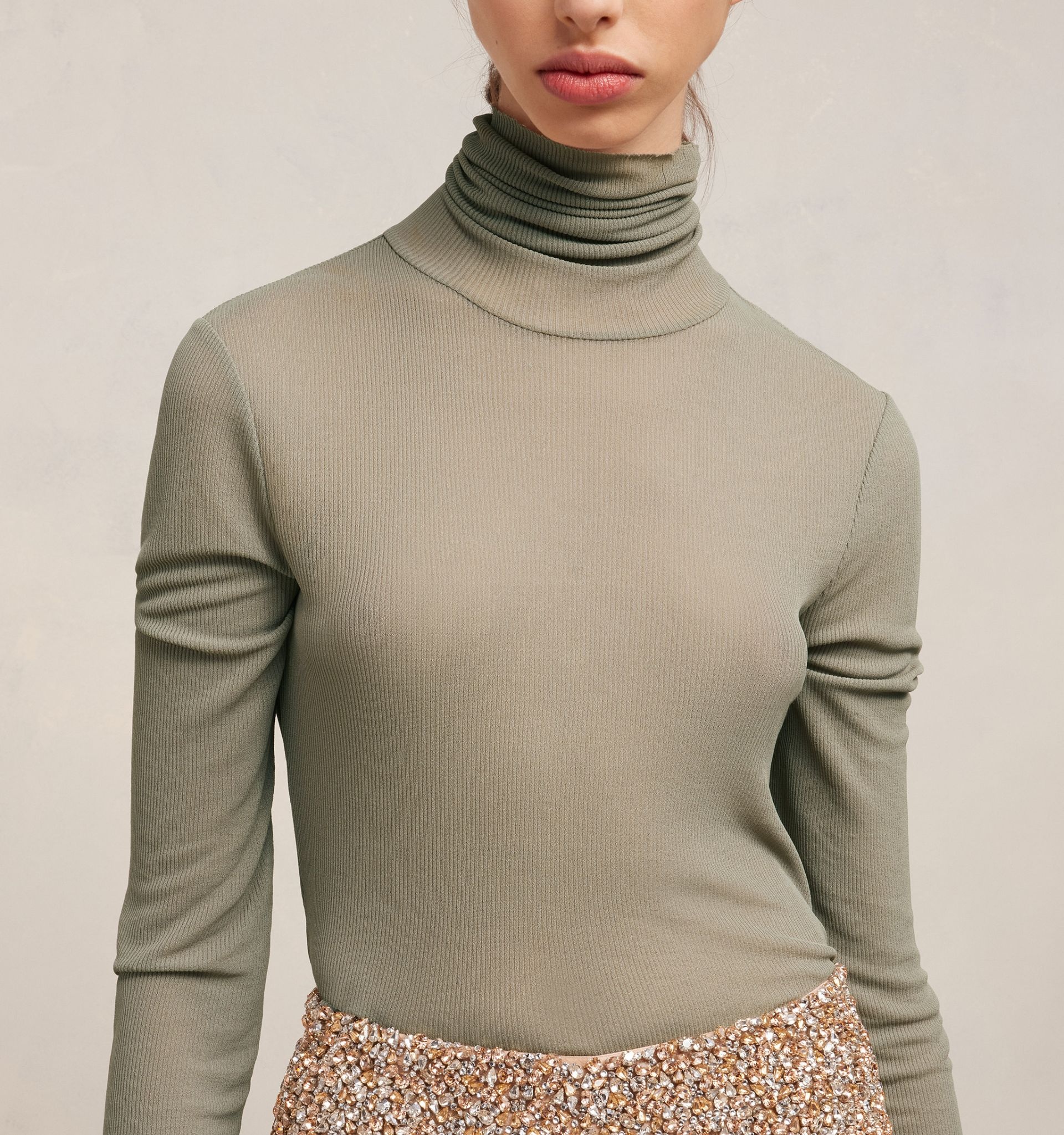 Turtleneck T-shirt - 7