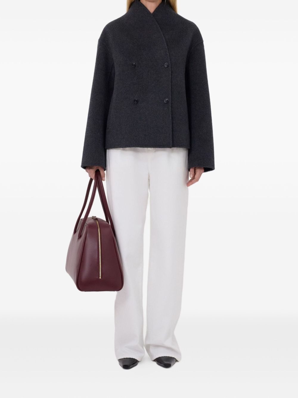 Meyer double-breasted wool-blend jacket - 2