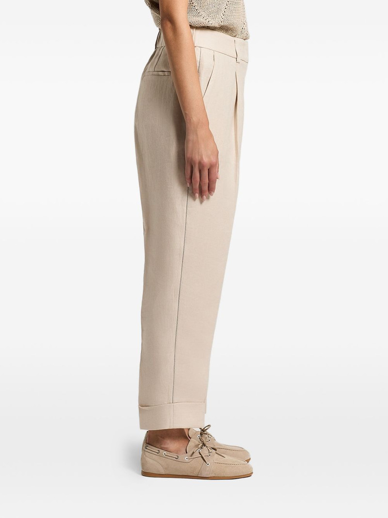 linen gabardine trousers 3