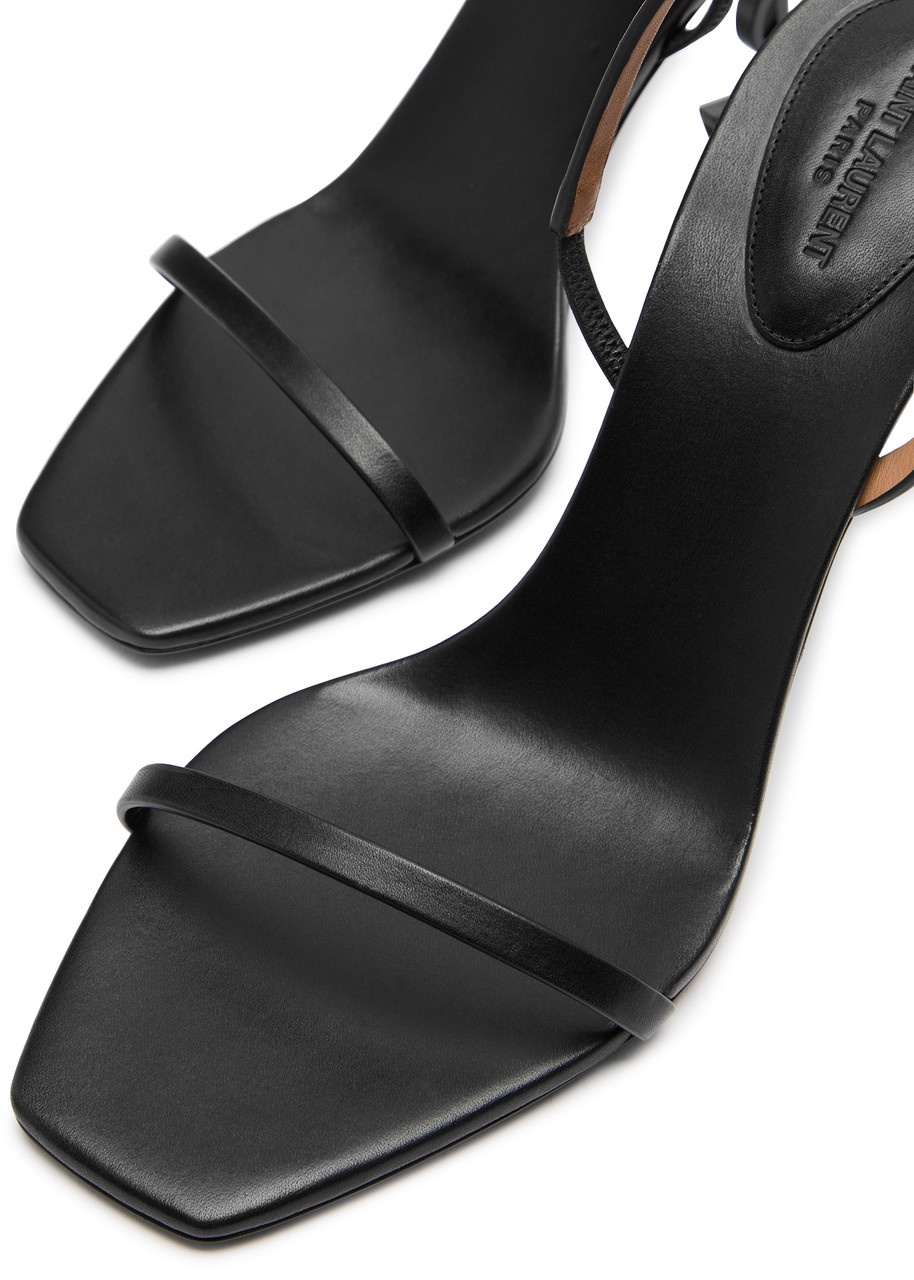 Saint Laurent Opyum 85 Leather Slingback Sandals - 3