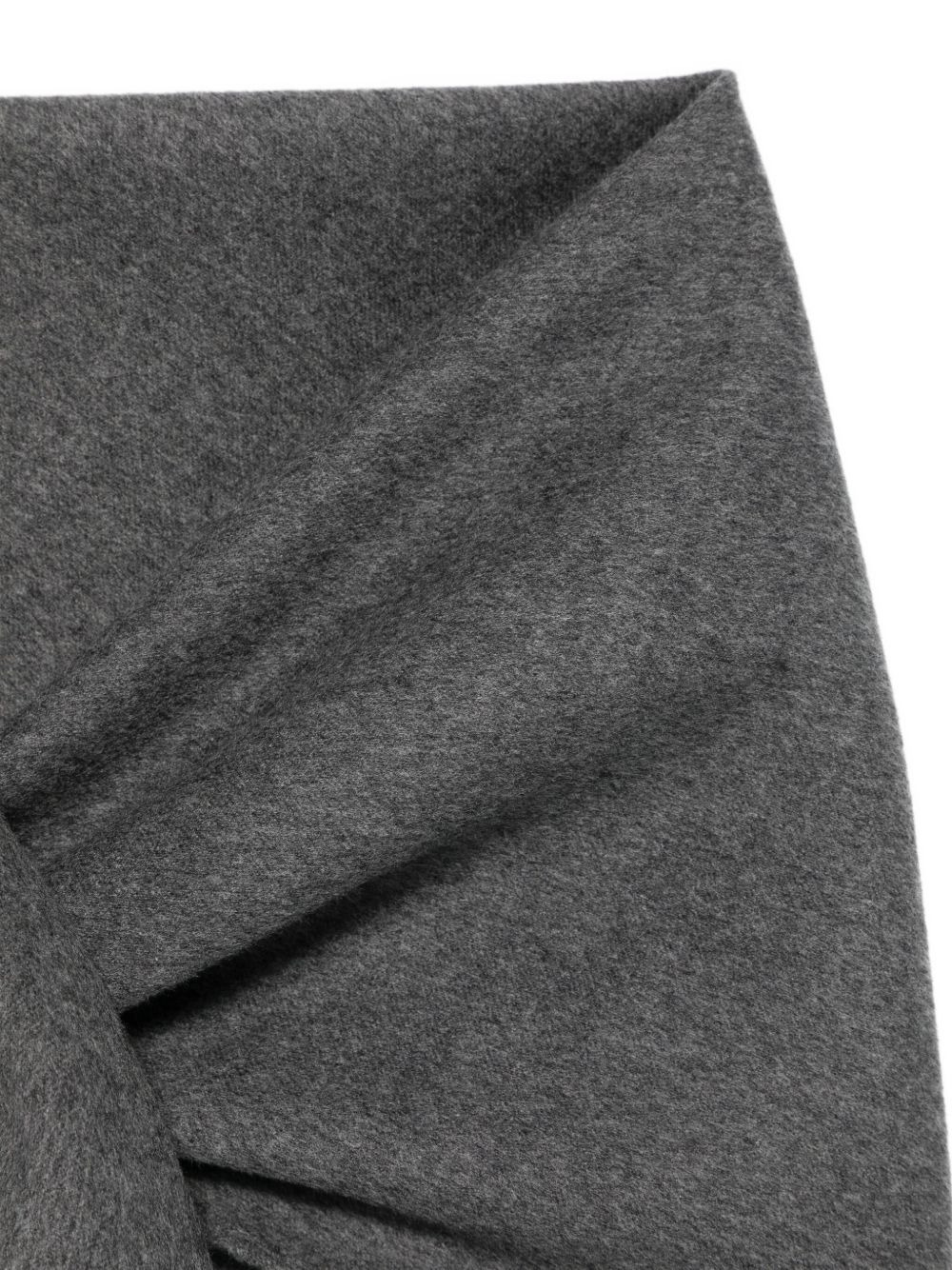 knot-detail wool scarf - 2