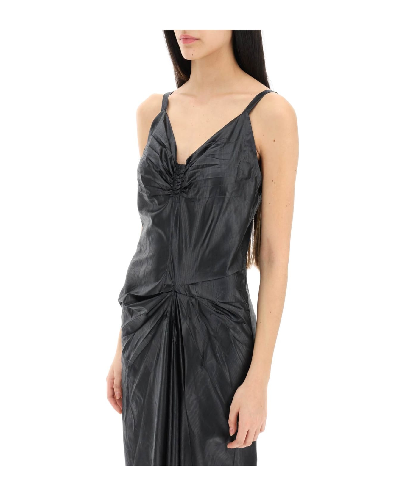 Ruched Midi Dress - 4