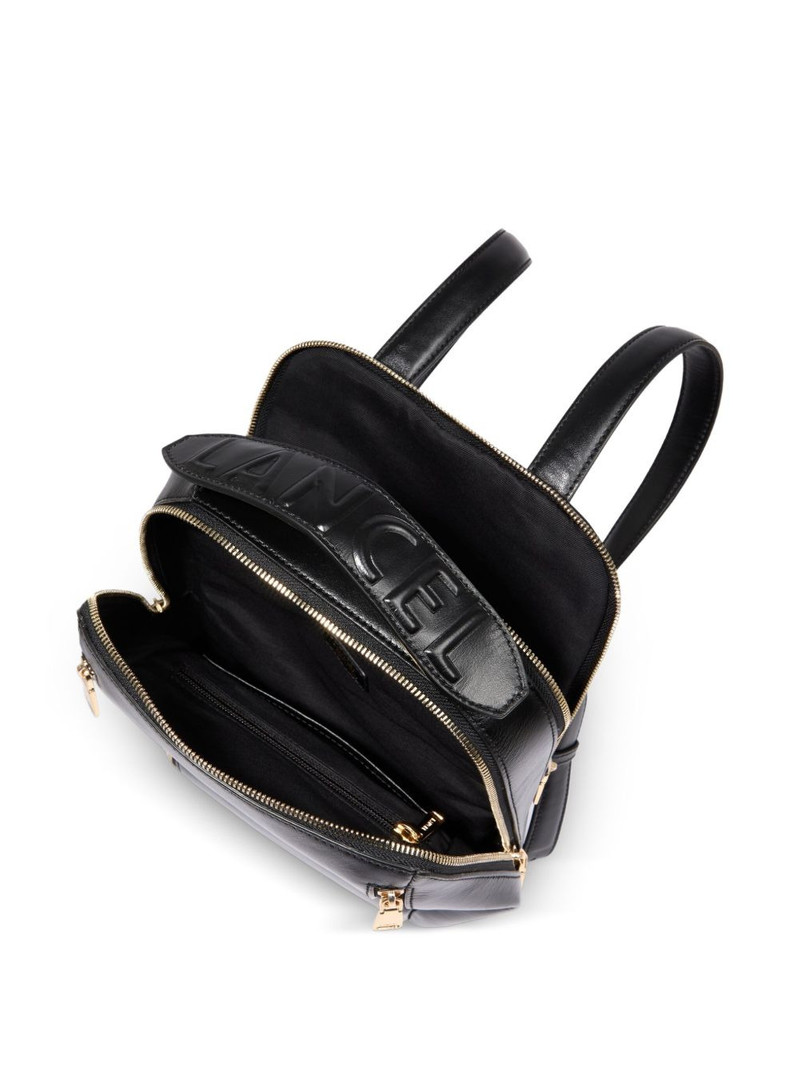 small Origami double-zip leather backpack 4