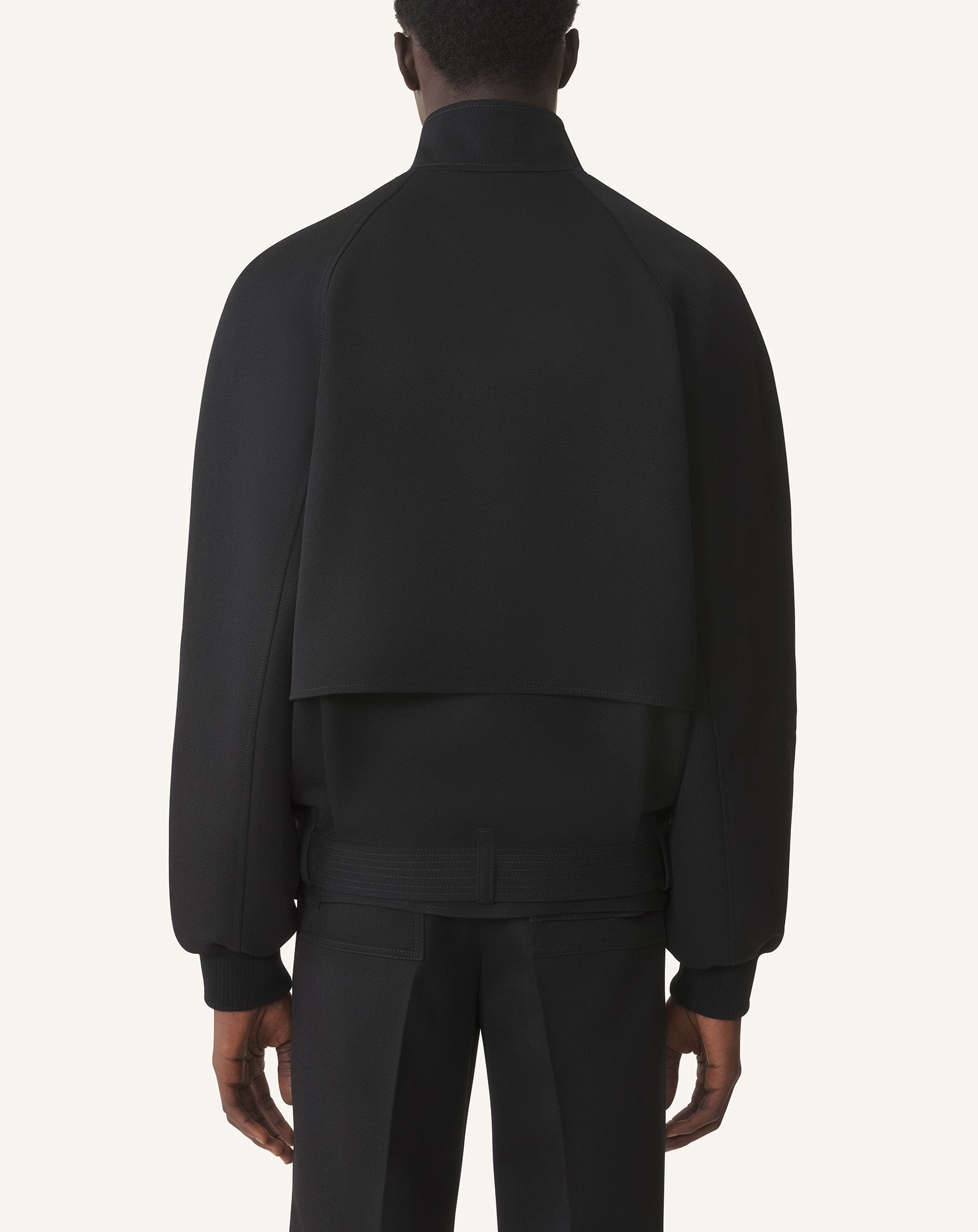 STAND COLLAR JACKET - 4
