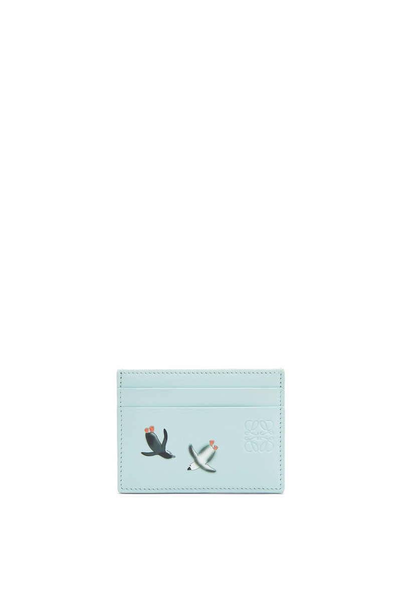 Penguin plain cardholder in satin calfskin 1