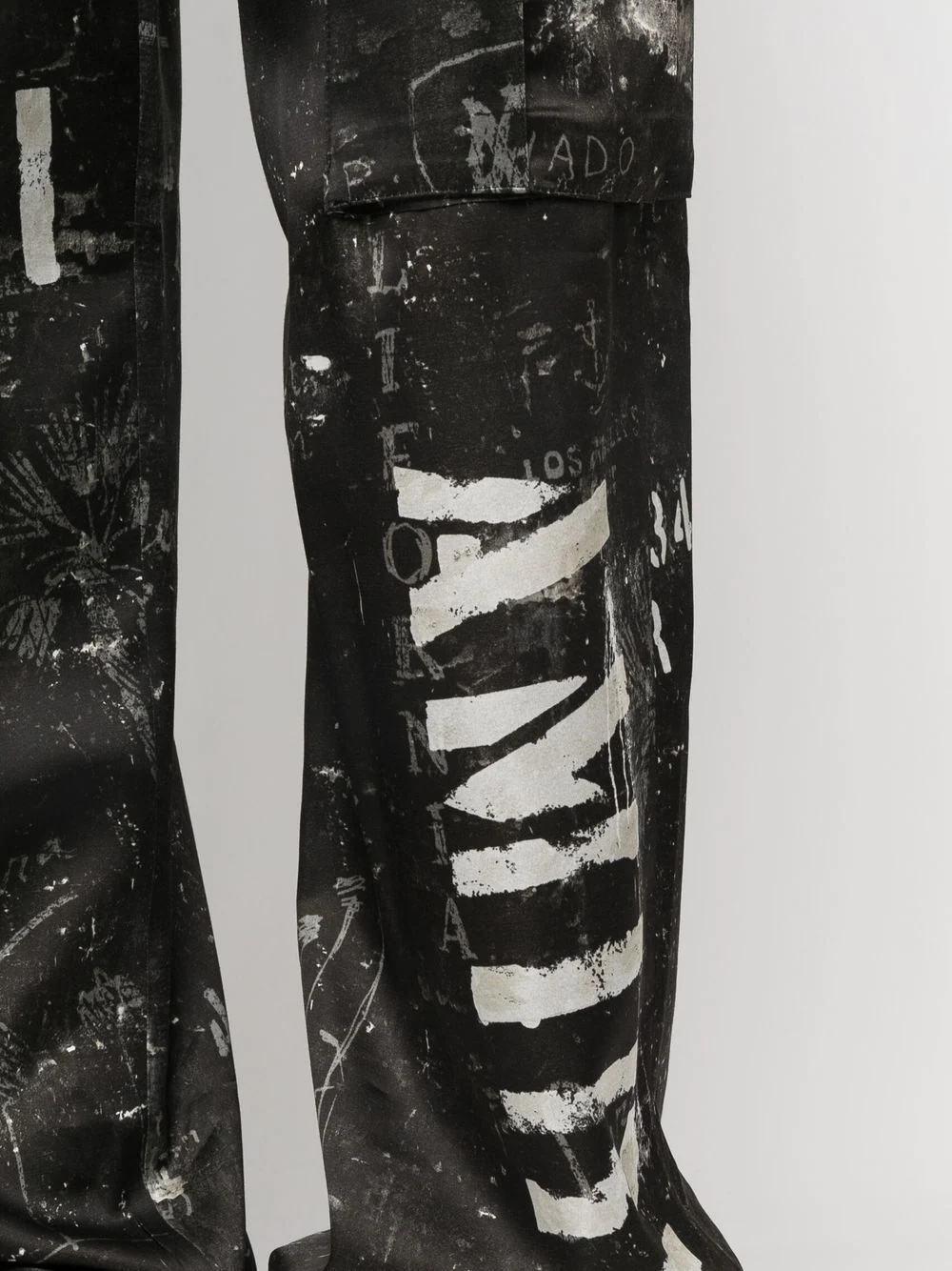 graphic-print trousers - 5