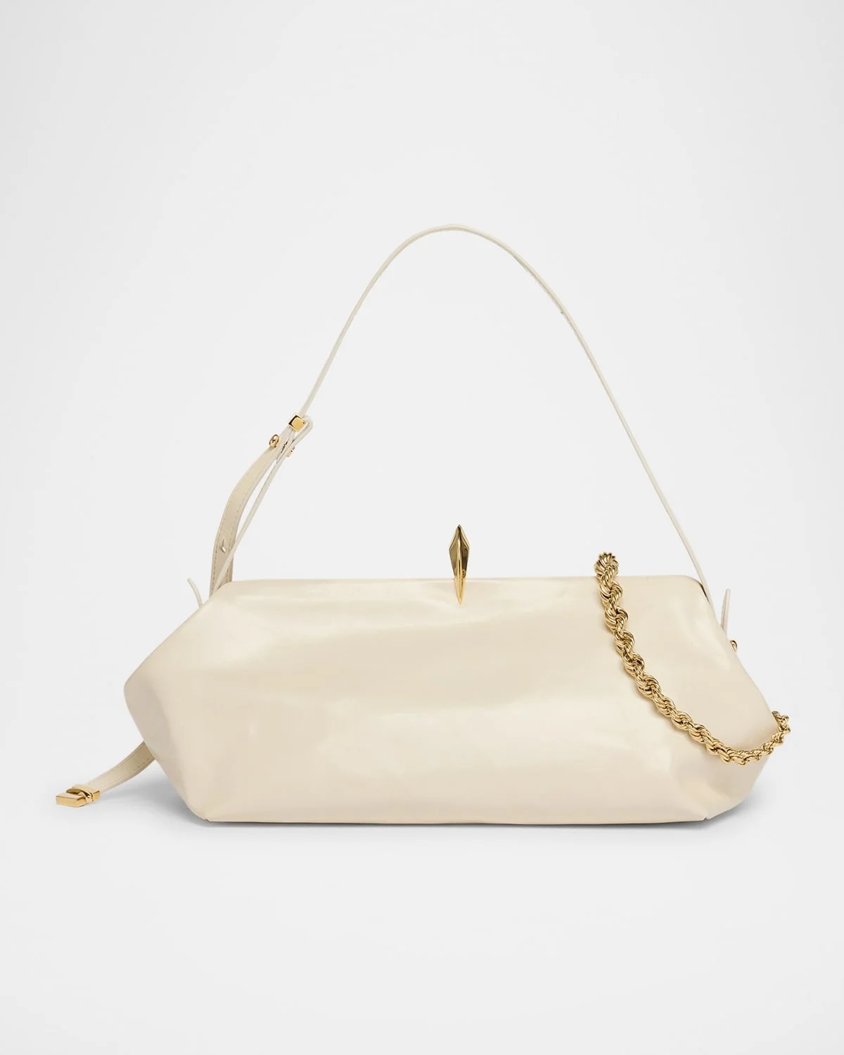 Sophia Smooth Leather Shoulder Bag - 1