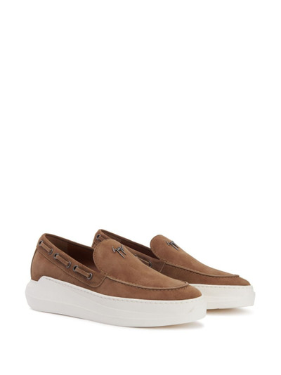 Giuseppe Zanotti Conley String leather boat shoes outlook