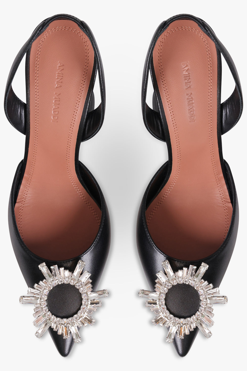 BEGUM 95MM SLINGBACK HEEL | BLACK - 4