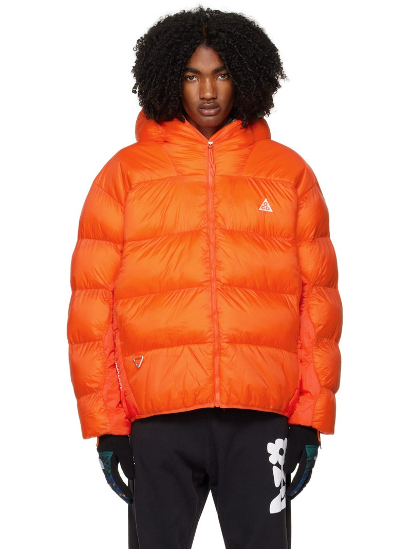 logo-trim detail padded jacket - 1