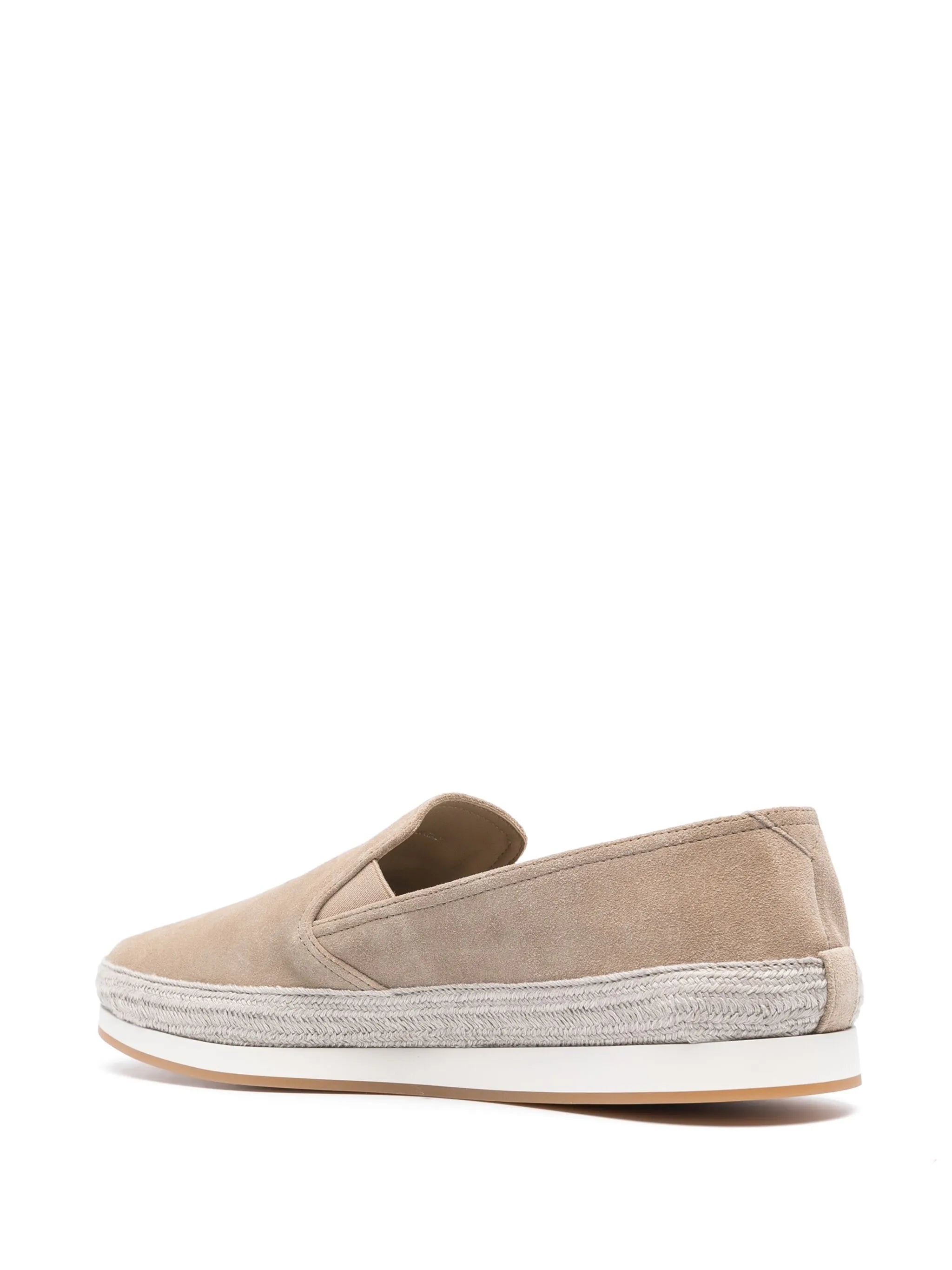 Suede Slip-on Espadrilles - 4