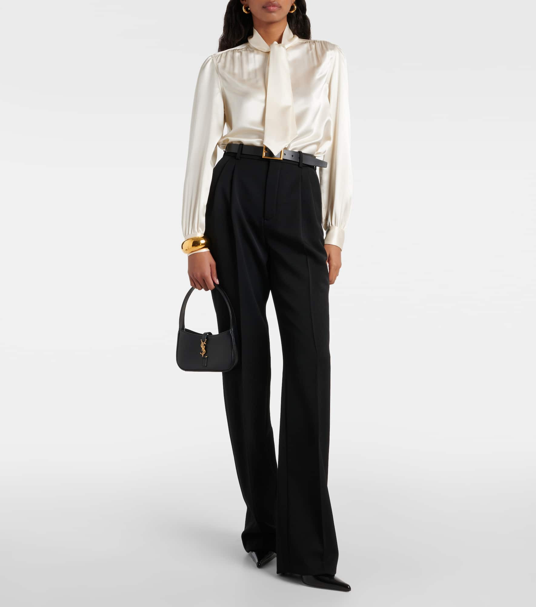Le 5 à 7 Mini leather shoulder bag - 5