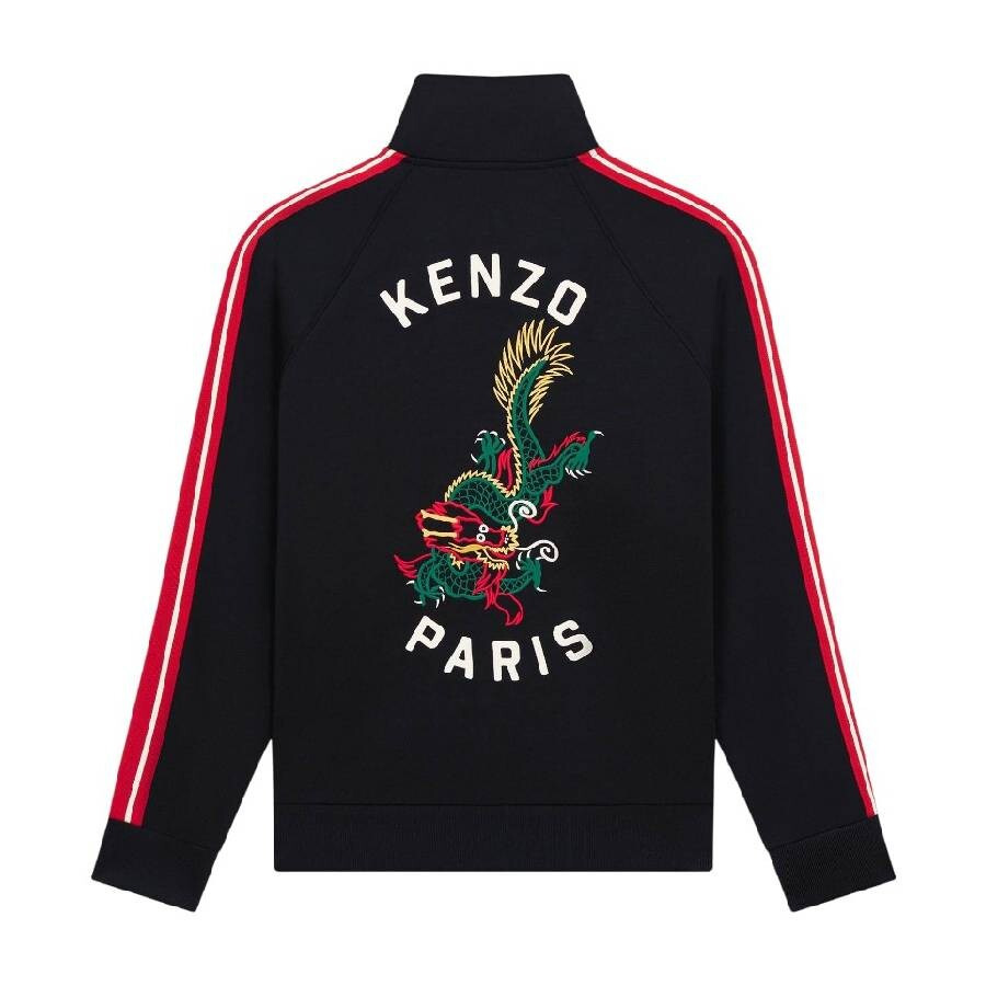 Kenzo Dragon Print Long Sleeve Sweater - 6