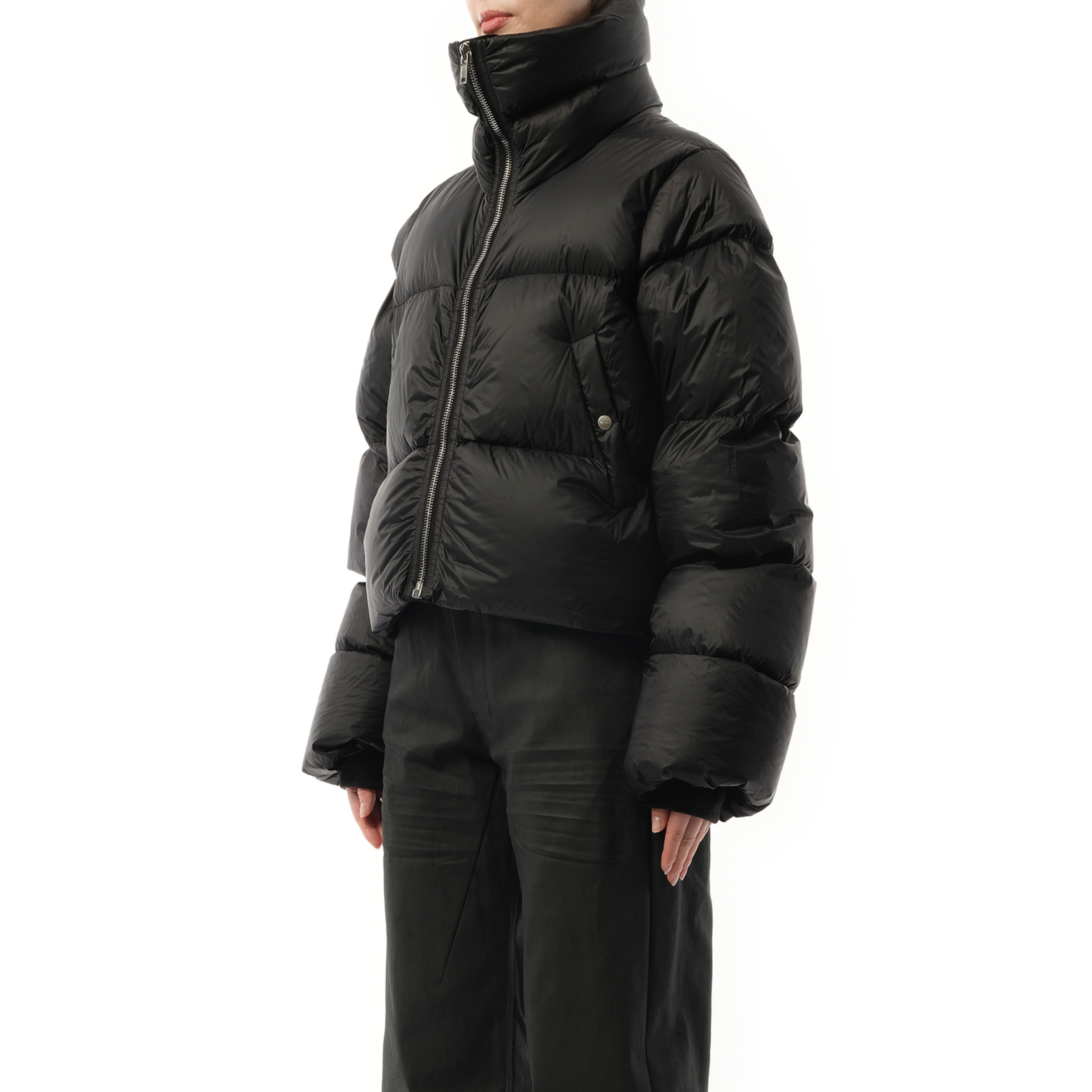 Turtle Down Jacket in Black - 5