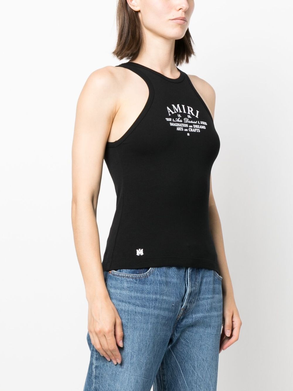 logo-print tank top - 2