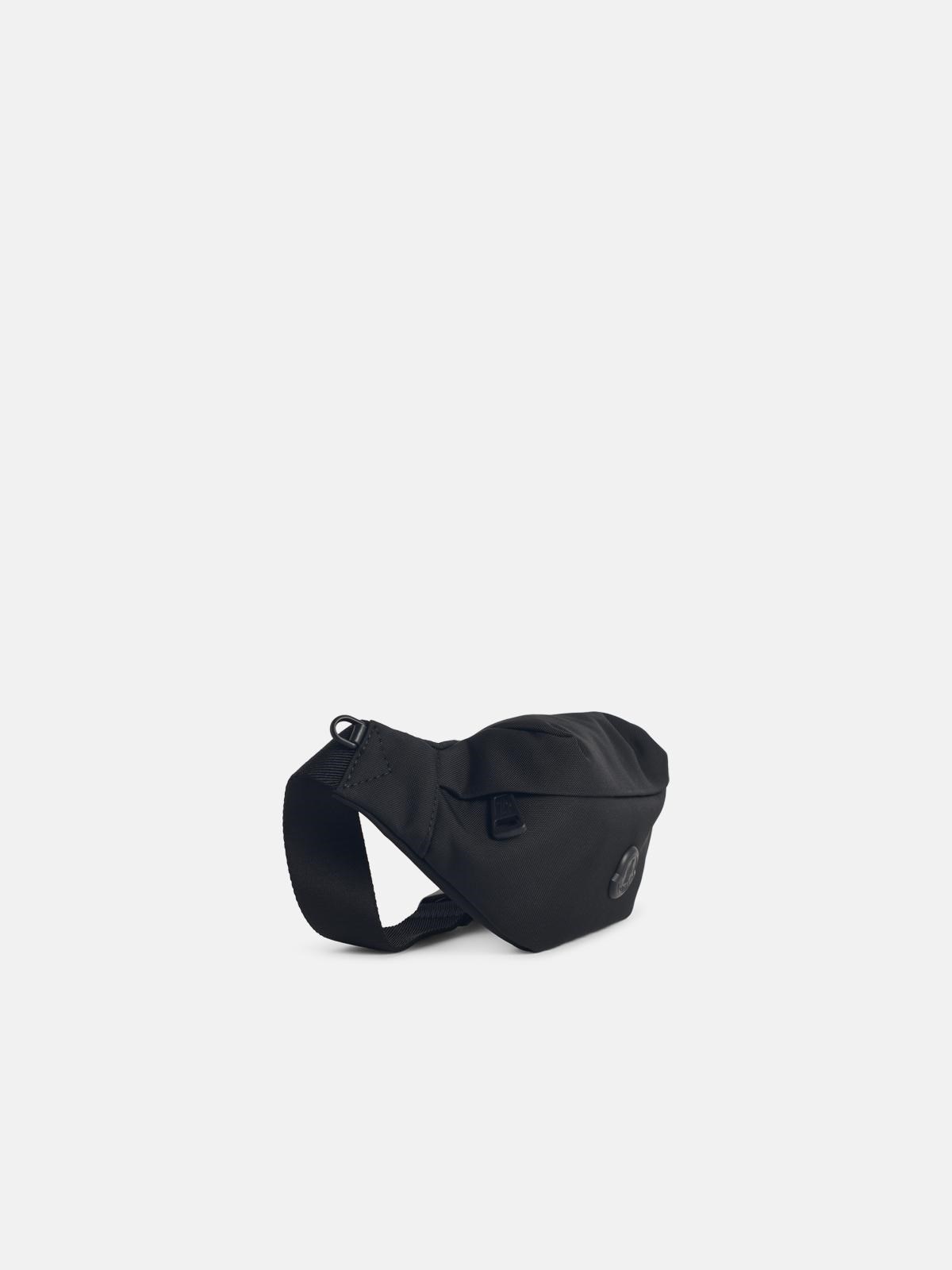 SMALL 'DURANCE' BLACK NYLON WAIST BAG - 2