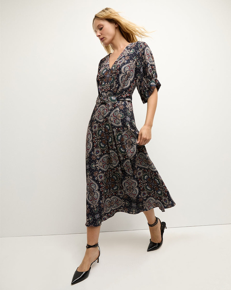 VERONICA BEARD WYATT KALEIDOSCOPE-PRINT DRESS outlook