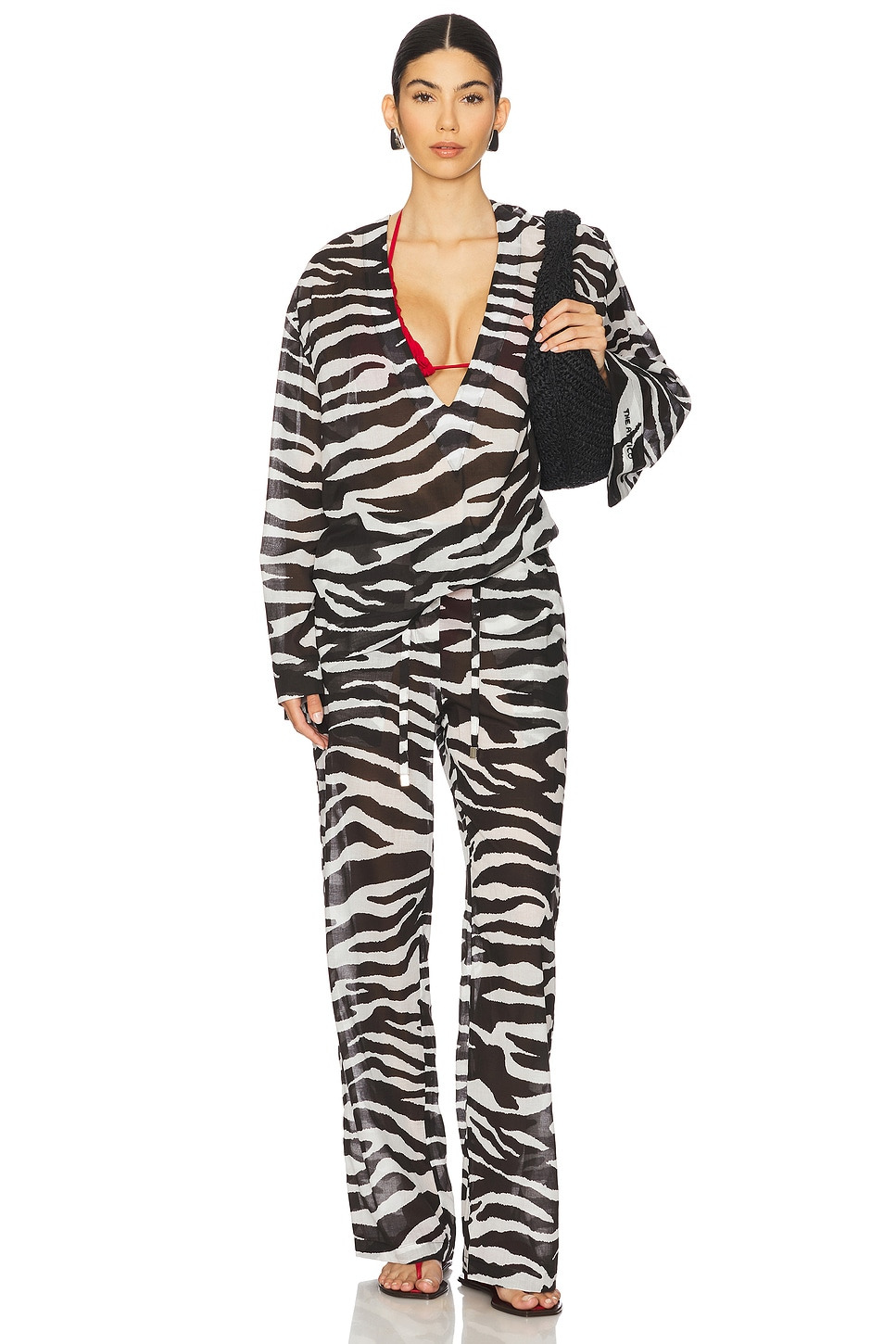 Zebra Printed Long Pant - 5