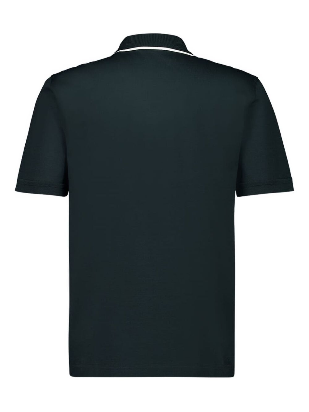 zip-neck piqué polo shirt - 2