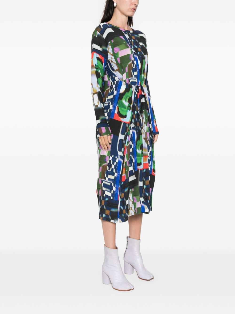 Knight Plissé midi dress - 3