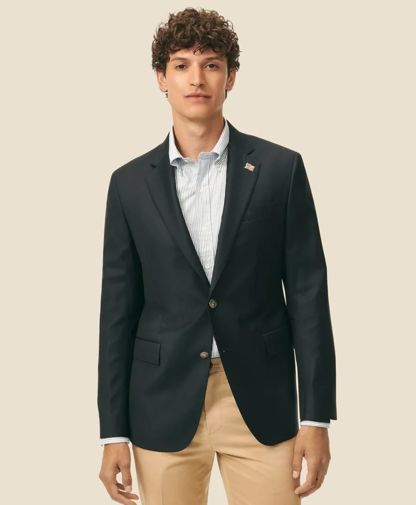 Classic Fit Stretch Saxxon™ Wool 1818 Blazer - 1