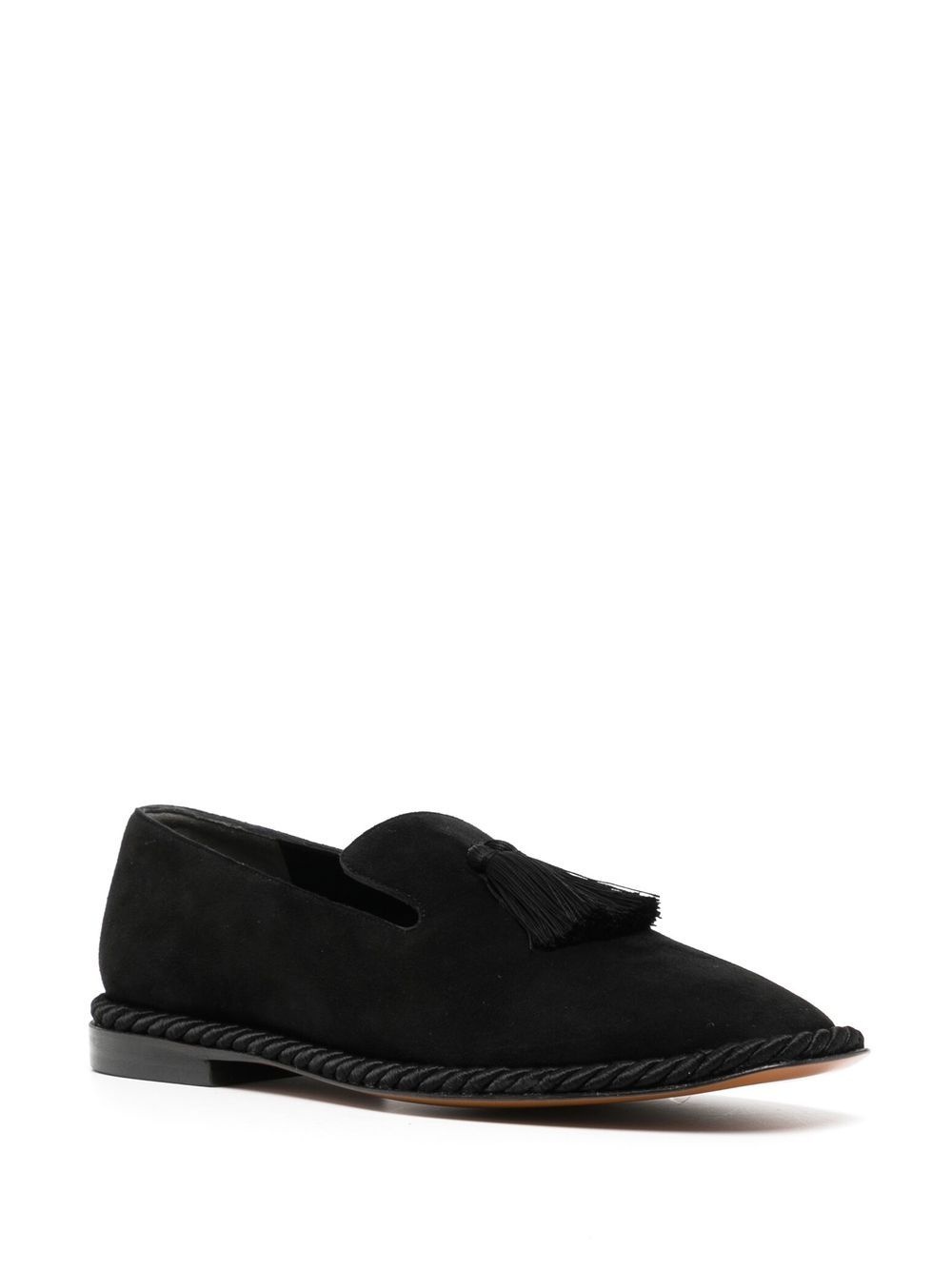 tassel-detail suede loafers - 2