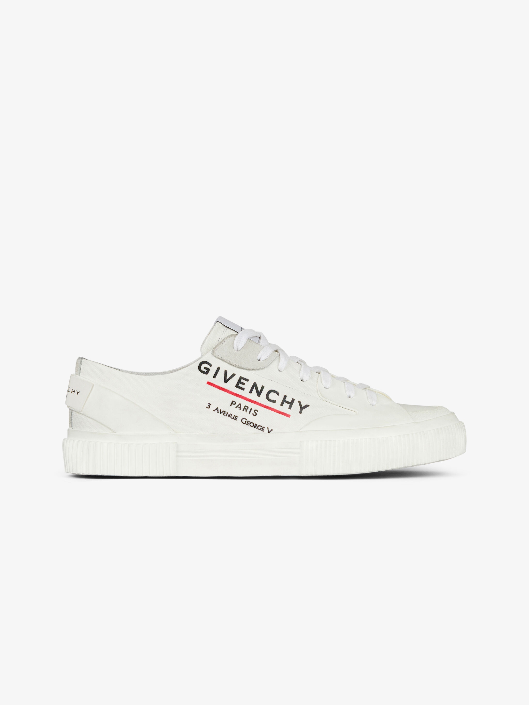 Tennis Light low sneakers in GIVENCHY LABEL canvas - 1