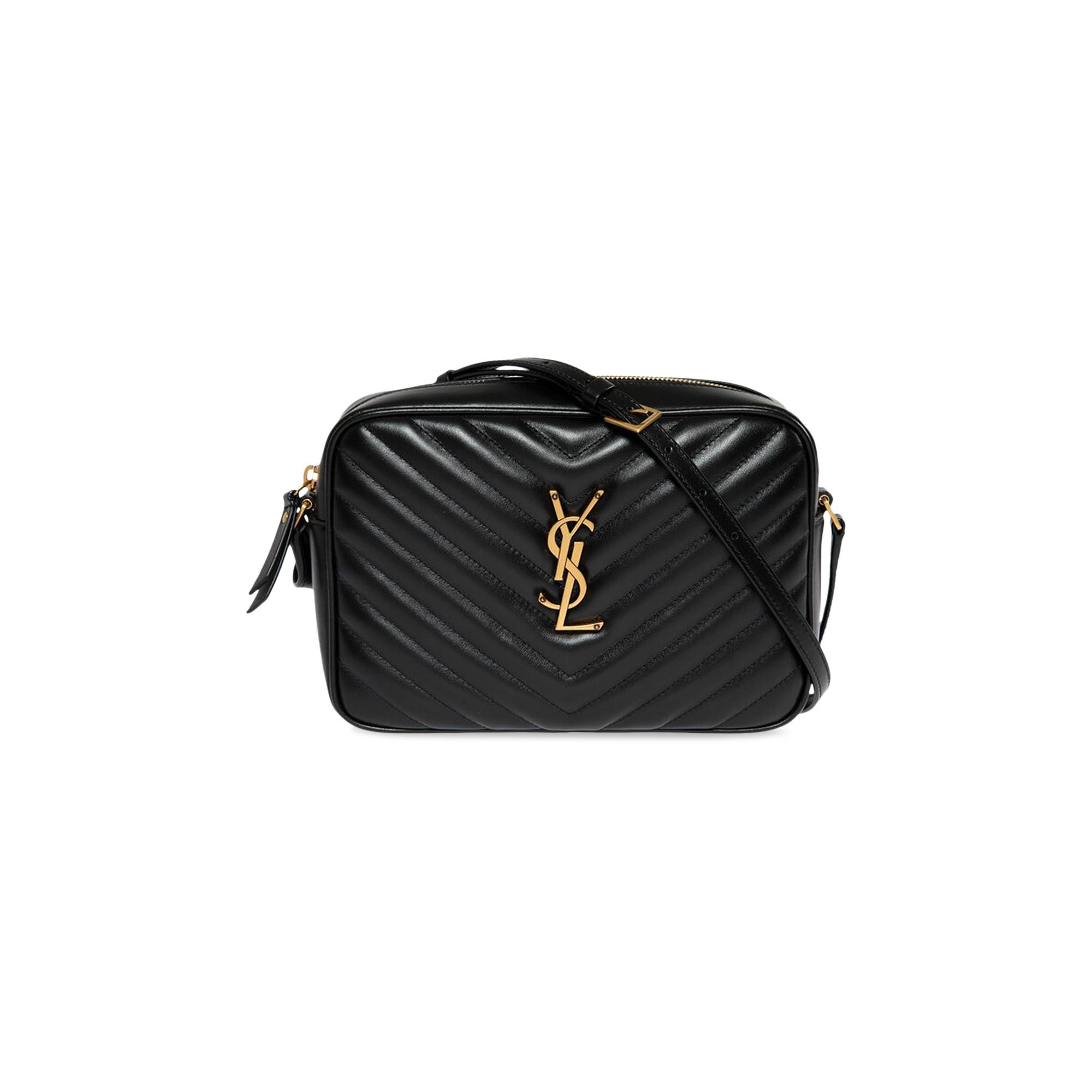 Saint Laurent Lou Quilted Crossbody Bag 'Black' - 1