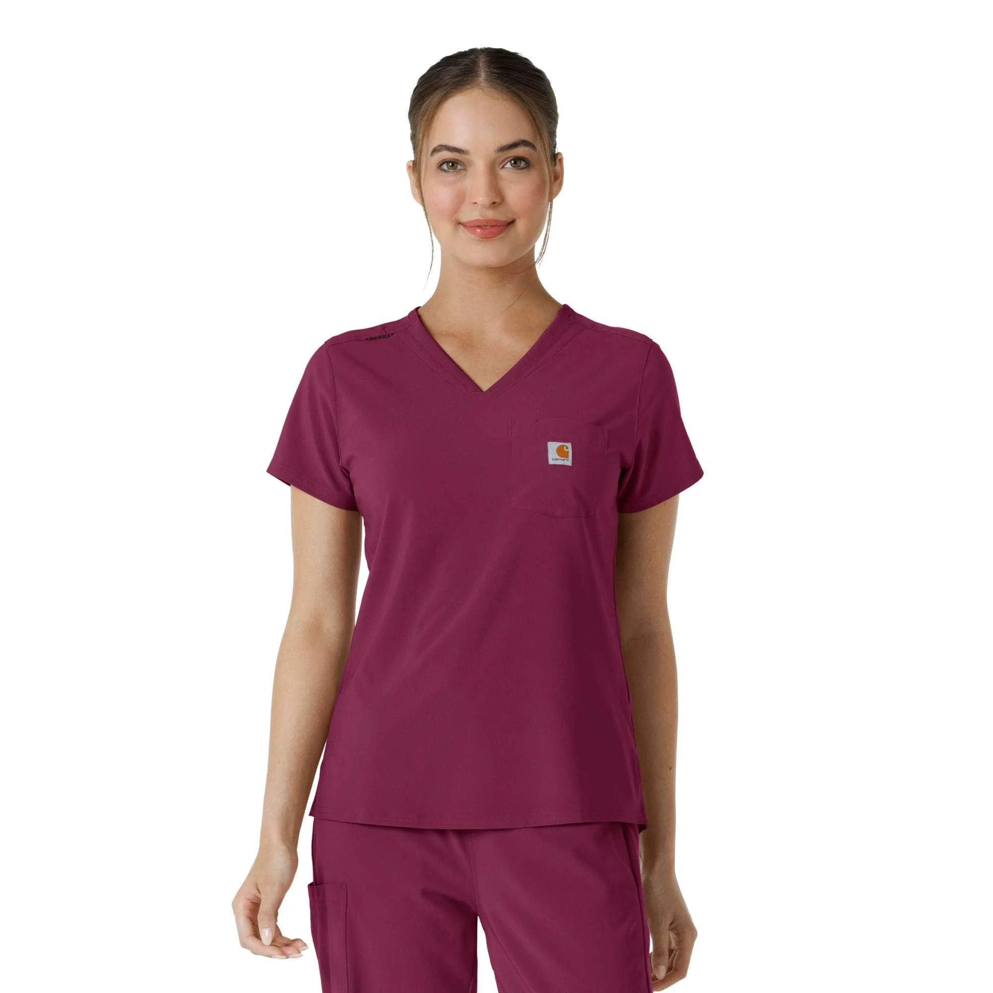 Women's Force Cross-Flex Tuck-In Scrub Top - 1