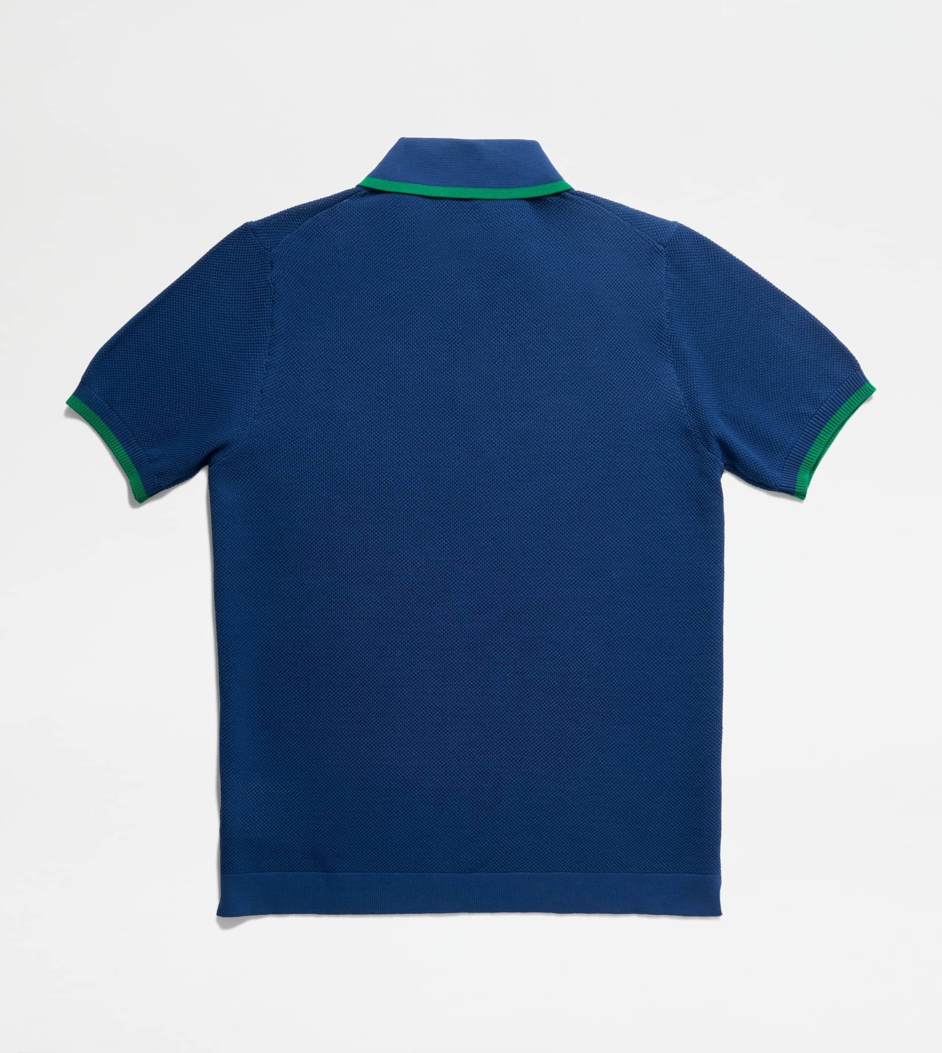 PIQUET POLO SHIRT - BLUE - 4