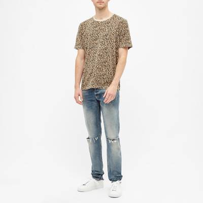 SAINT LAURENT Saint Laurent Washed Leopard Tee outlook