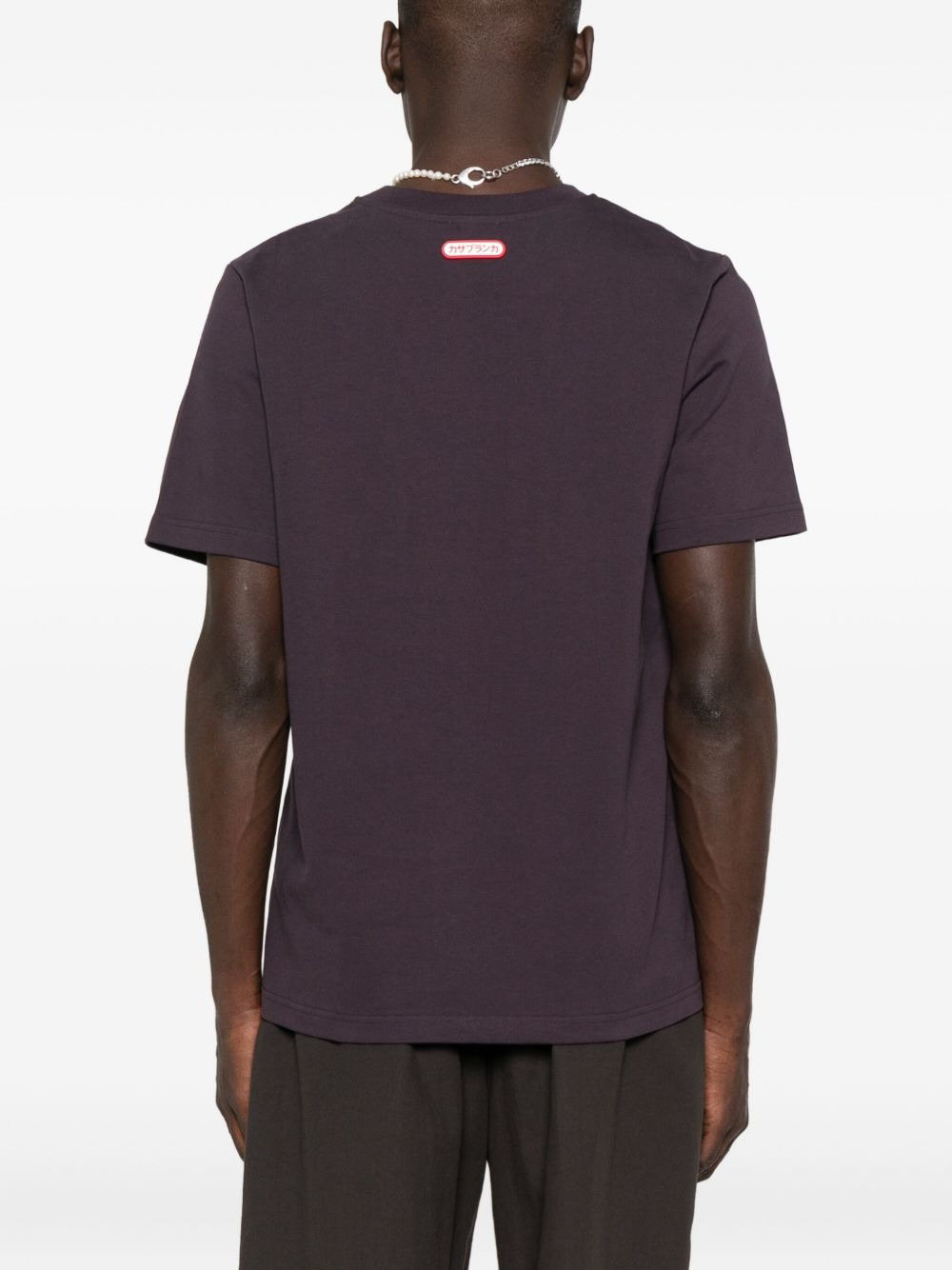logo-patch T-shirt - 3