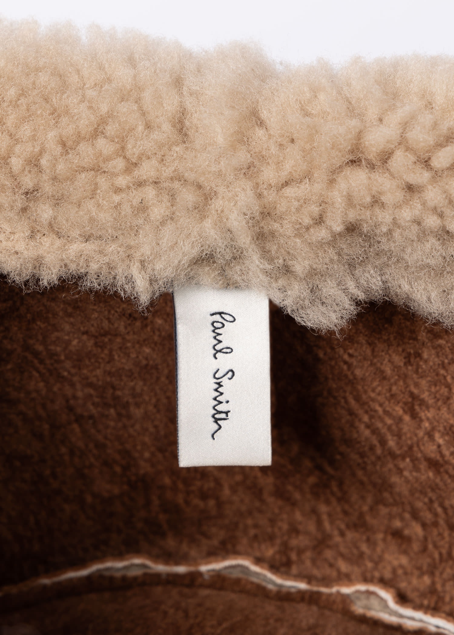 Shearling Chapka Hat With Leather Trims - 5